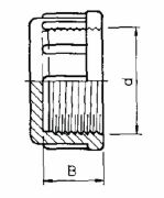 PVC Schraubkappe mit Innengewinde