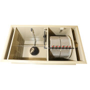 DVS Trommelfilter CL mit Biokammer inkl. HiQ Steuerung und Spülpumpe Pumpversion CL-50 mit eingeb. Spülpumpe