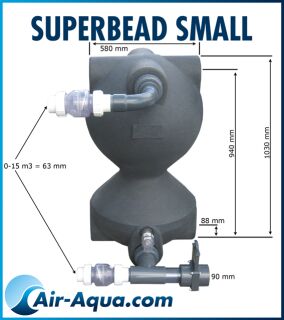 SuperBead Filter für Koi-Teiche bis zu 50 m³