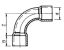 PVC-Bogen 90° Durchmesser 75 mm