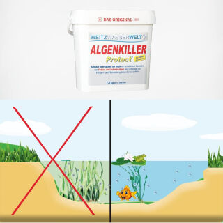 Algenkiller Protect, Algen beseitigen und die Wasserqualität steigern