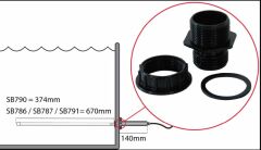 Tauch UV-C Tankdurchführung 1½" für...